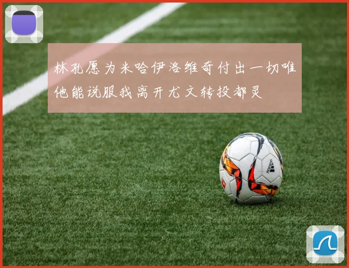 林孔愿为米哈伊洛维奇付出一切唯他能说服我离开尤文转投都灵